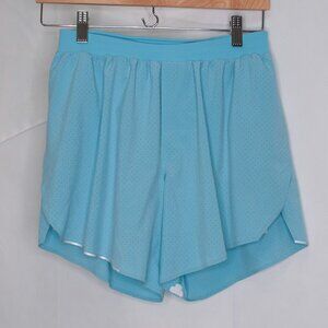 Lululemon Fast & Free Lined Shorts Women Small S Blue Running Gym Athletic II03X